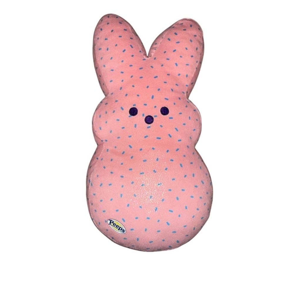 Build-A-Bear PEEPS® Cotton Candy‎ Bunny Plush 16" Pink Easter rare collectible
